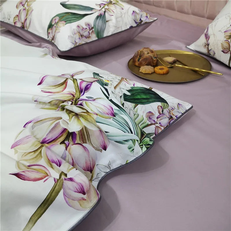 DecorBites™ Luxury Egyptian Cotton Flamingo Bedding Set