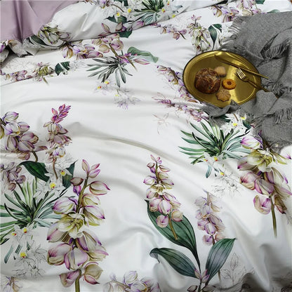 DecorBites™ Luxury Egyptian Cotton Flamingo Bedding Set - Queen/King
