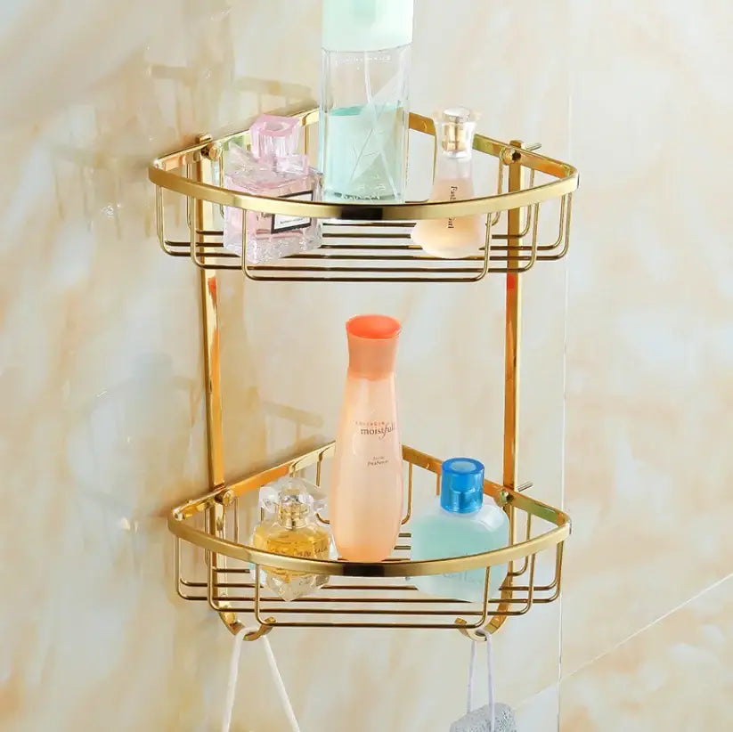 Luxury gold & crystal bathroom set hardware accessories