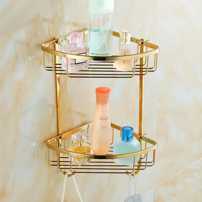 Luxury gold & crystal bathroom set hardware accessories