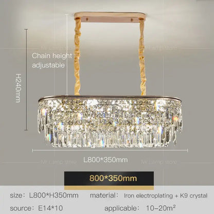 Luxury gold decorbites crystal led chandelier for living room