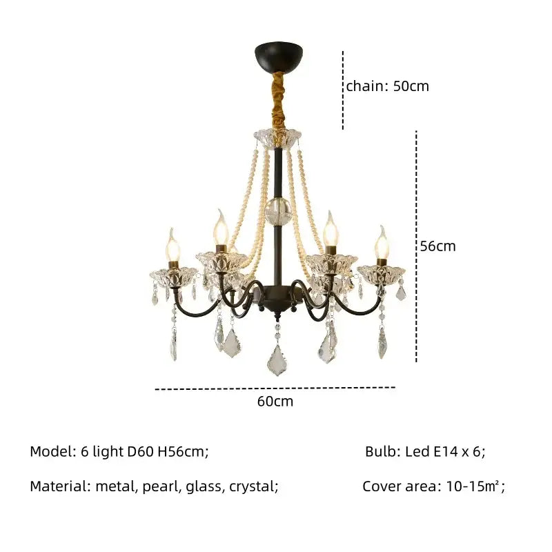 Luxury gold crystal led chandelier living room pendant light