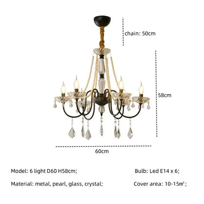 Luxury gold crystal led chandelier living room pendant light