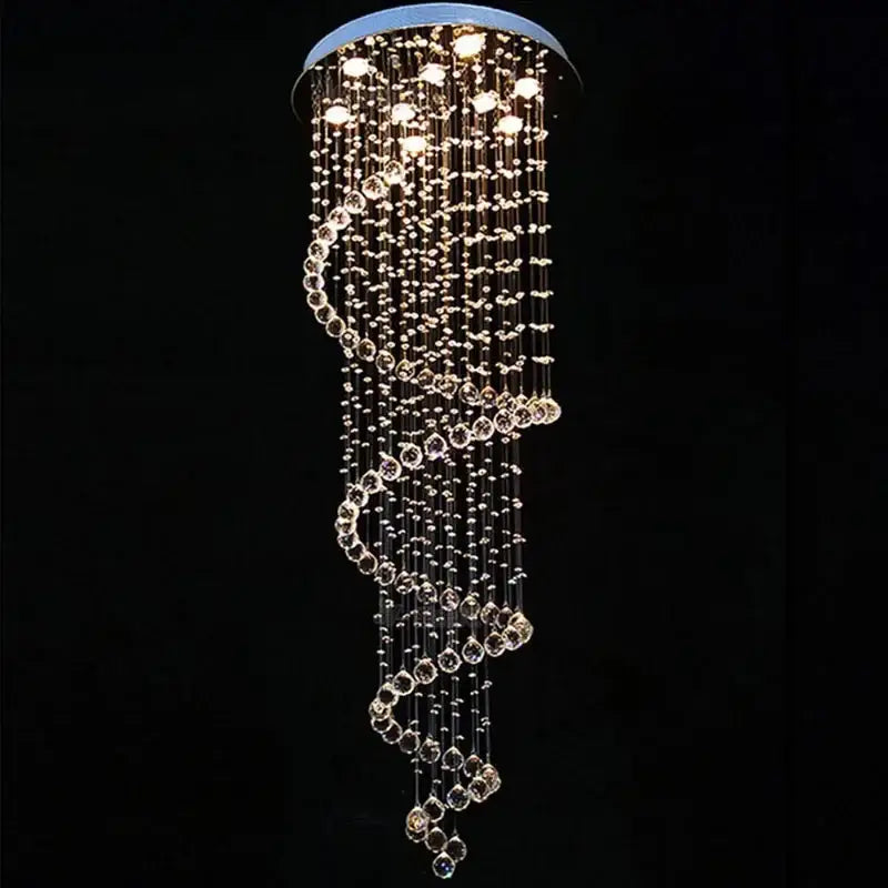 Luxury gold decorbites k9 crystal chandelier living room light