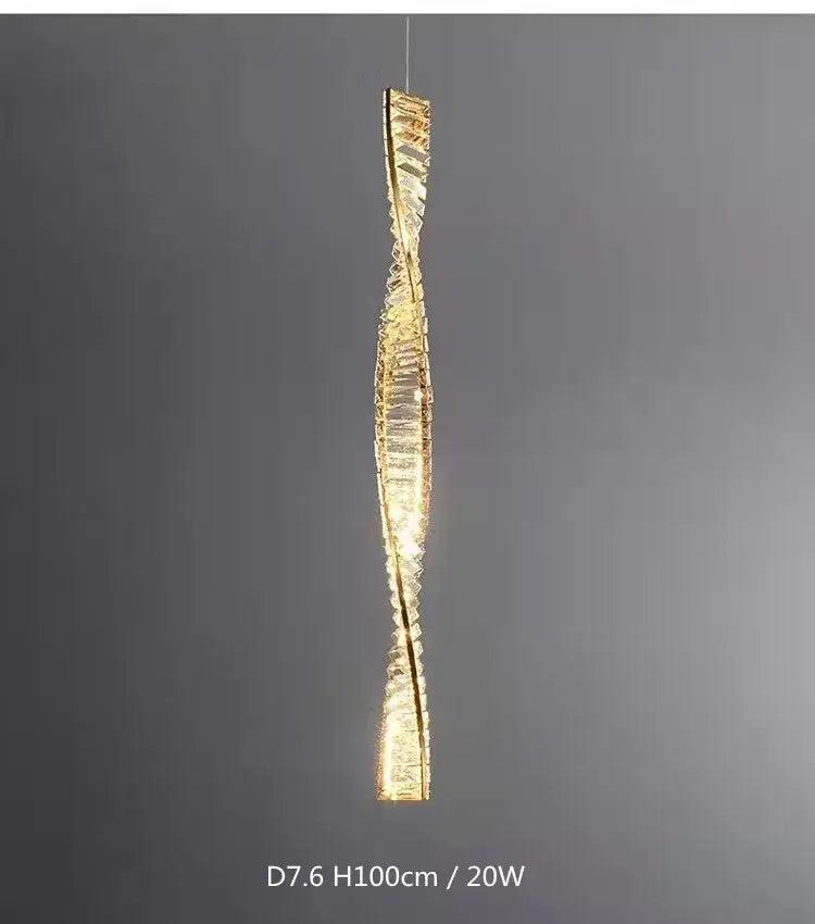 Luxury gold dimmable crystal wall sconce living room light fixture