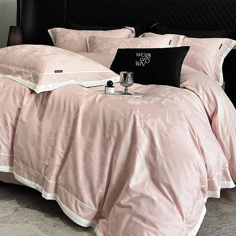 Luxury gray & gold egyptian cotton leopard bedding set bedroom