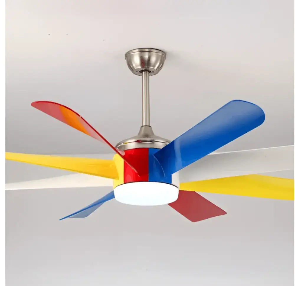 Luxury industrial black ceiling fan with light for hotel lobby