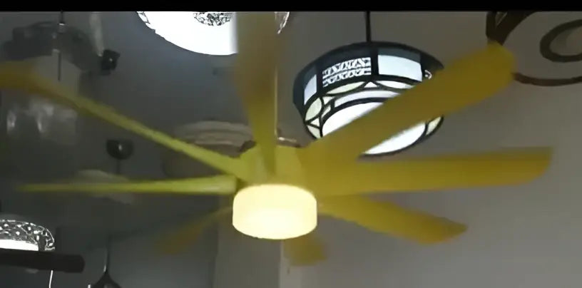 Luxury industrial black ceiling fan with light for hotel lobby