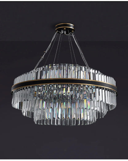 DecorBites™ Luxury LED Crystal Chandelier for Home Decor