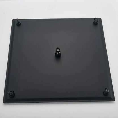 Luxury matte black rainfall shower head bathroom experience