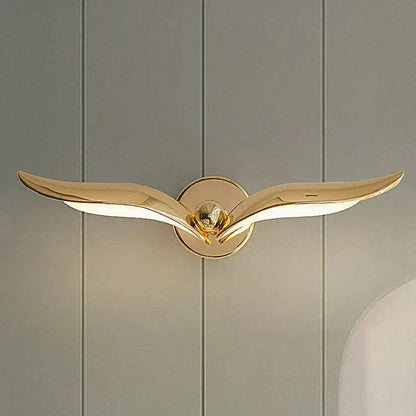 Luxury minimalist creative seagull wall lamp for bedroom living room
