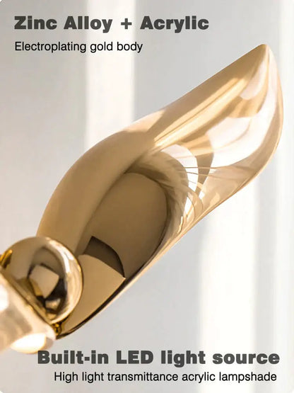 Luxury minimalist creative seagull wall lamp for bedroom living room