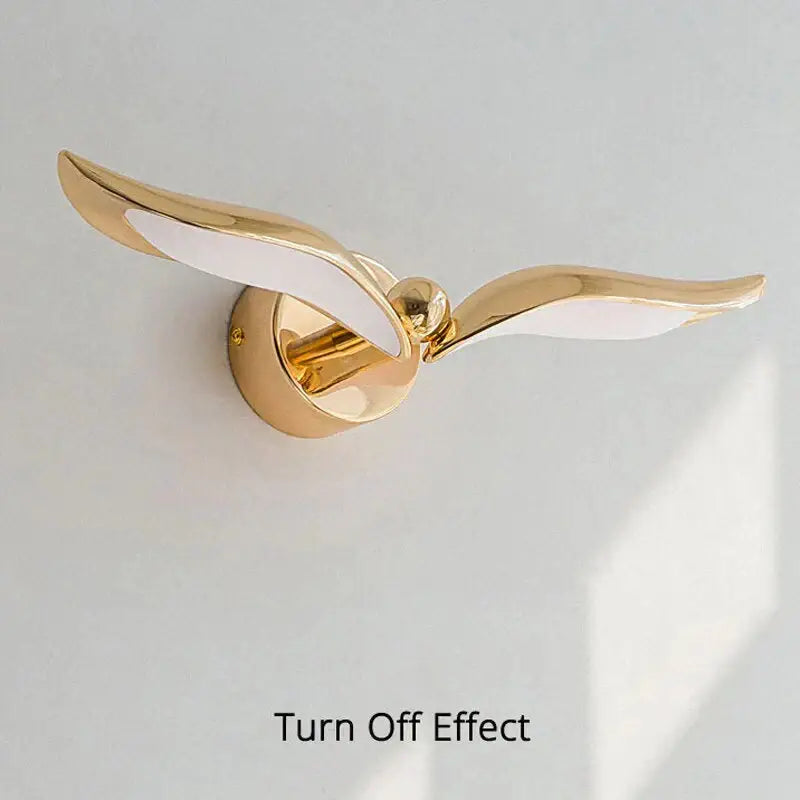 Luxury minimalist creative seagull wall lamp for bedroom living room