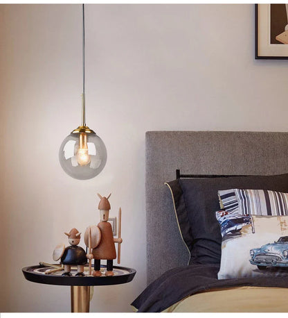 DecorBites™ Luxury Nordic LED Chandelier with Glass Shades