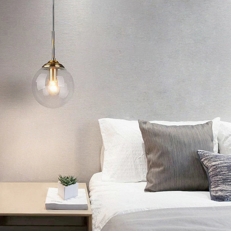 DecorBites™ Luxury Nordic LED Chandelier with Glass Shades
