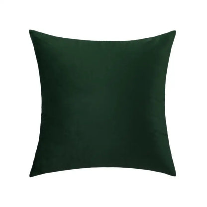 Luxury olive green velvet pillow case living room decor