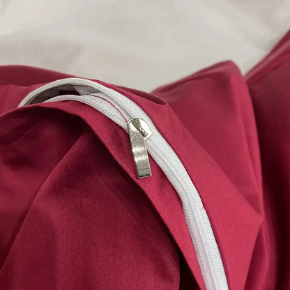 Luxury pink & cream egyptian cotton flower bedding set – bedroom