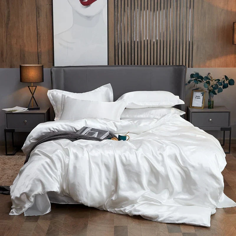 DecorBites™ Luxury Solid Color Bedding Set - Twin, Queen, King