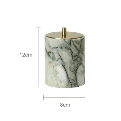 Luxury white and gold marble bathroom set emerald marble accents