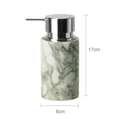 Luxury white and gold marble bathroom set emerald marble accents