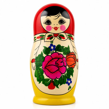 Set of 7 Wooden Dolls Nesting Dolls 7 Inches