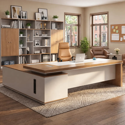Lynx · Modern L-Shaped Executive Desk