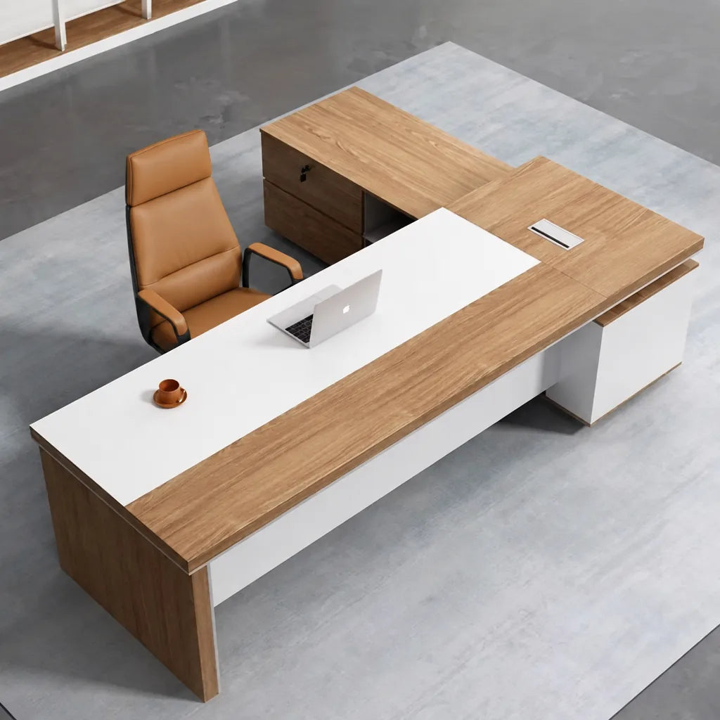 Lynx · Modern L-Shaped Executive Desk