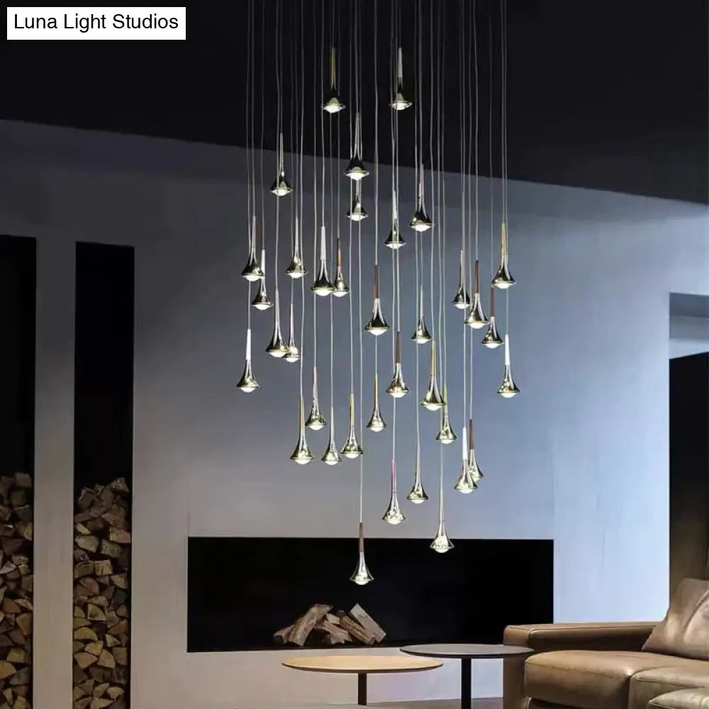 DecorBites™ Lyra -  LED Water Drop Chandelier