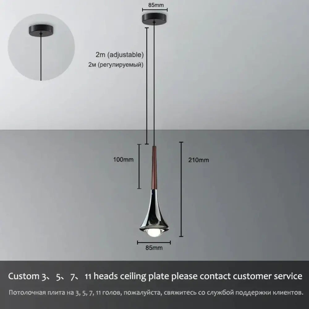 DecorBites™ Lyra -  LED Water Drop Chandelier