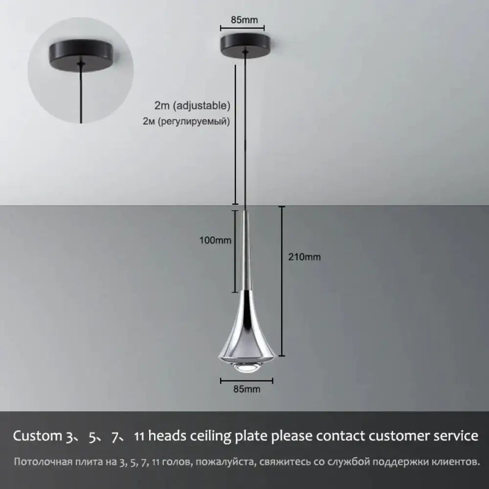 DecorBites™ Lyra -  LED Water Drop Chandelier