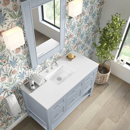 James Martin Breckenridge 48" Single Bathroom Vanity, Serenity Blue