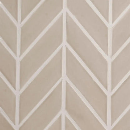 Acorn Glossy Chevron Ceramic Tiles 2x6