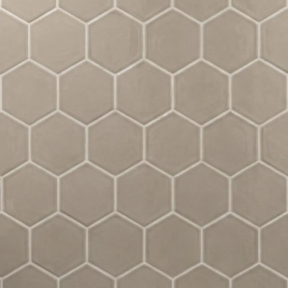 Acorn Glossy Hexagon 5 Ceramic Tiles 5