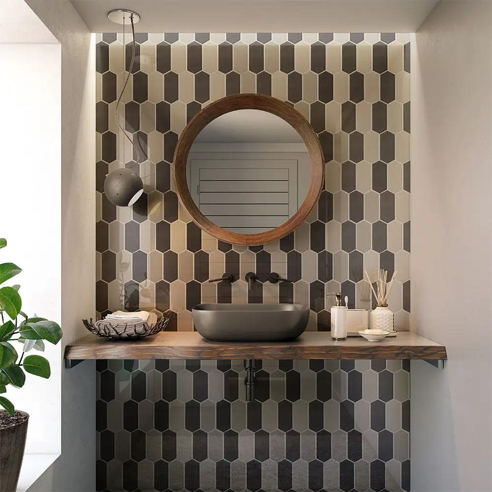 Acorn Glossy Picket Ceramic Tiles 3x6