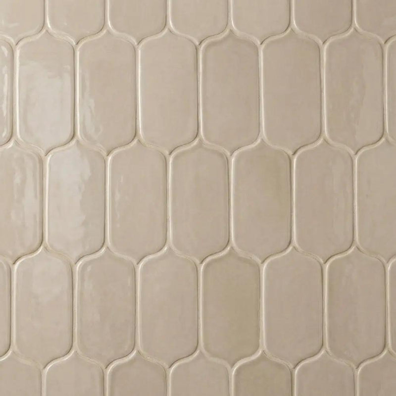 Acorn Glossy Tear Field Ceramic Tiles 3 5/8x8