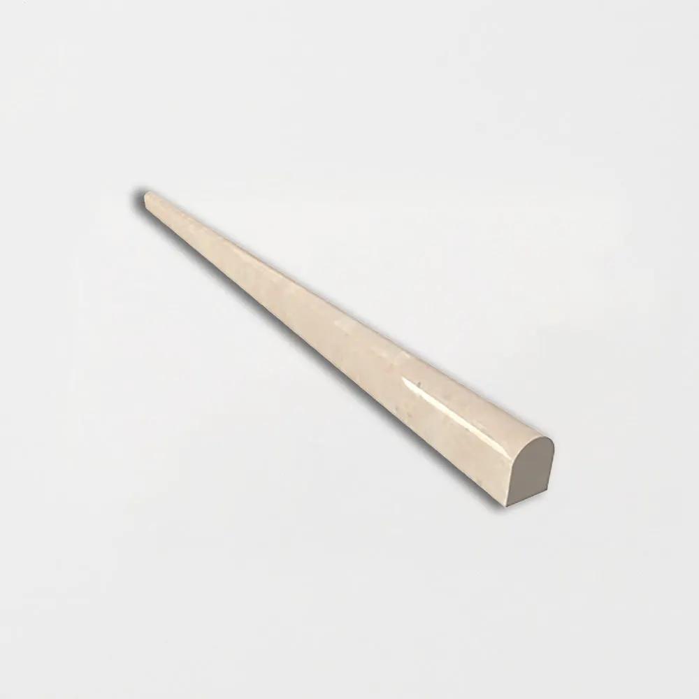 Macchiato Polished Pencil Marble Moldings 3/4x24