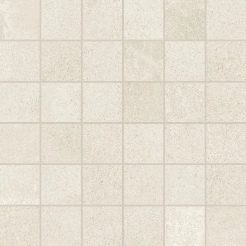 Made.in Freedom White Bullnose Concrete Look Porcelain Moldings 3x24