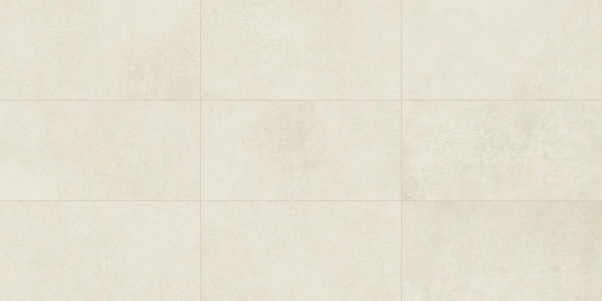 Made.in Freedom White Concrete Look Porcelain Tiles 24x24