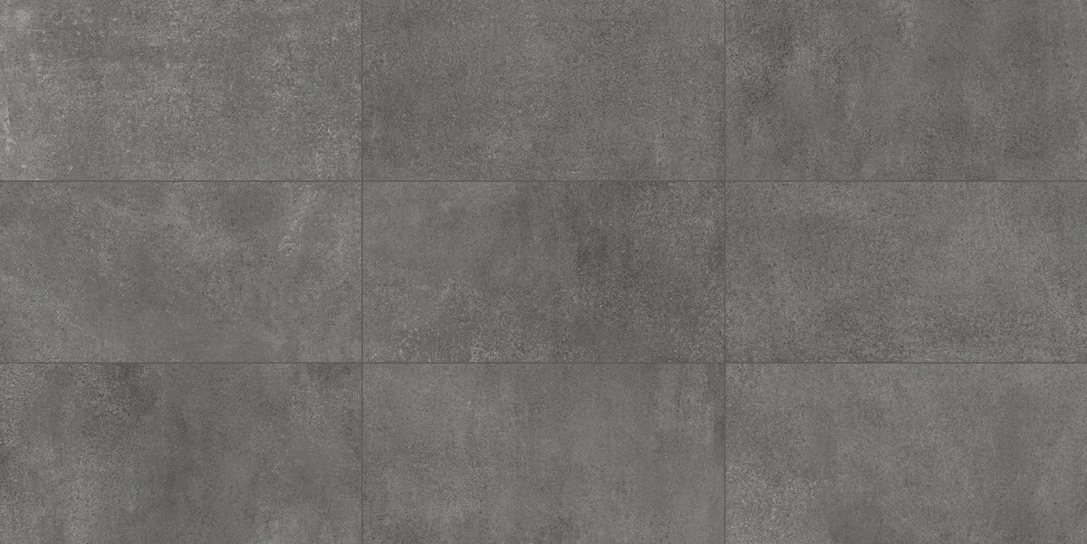 Made.in Liberty Black Covebase Concrete Look Porcelain Moldings 6x12