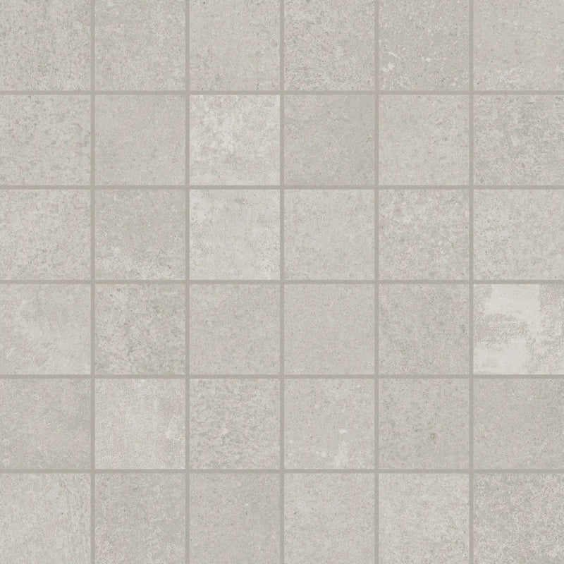 Made.in Passion Silver Bullnose Concrete Look Porcelain Moldings 3x24