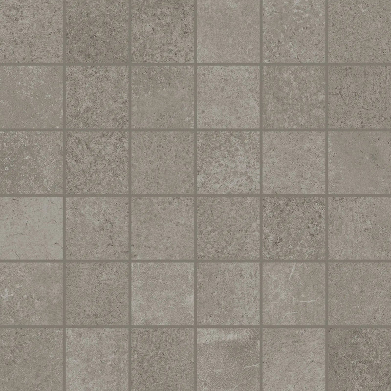 Made.in Vision Grey Mosaic A Concrete Look Porcelain Mosaics 12x12