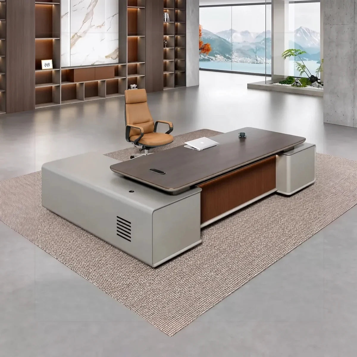 Magill · Modern L-Shaped Executive Desk