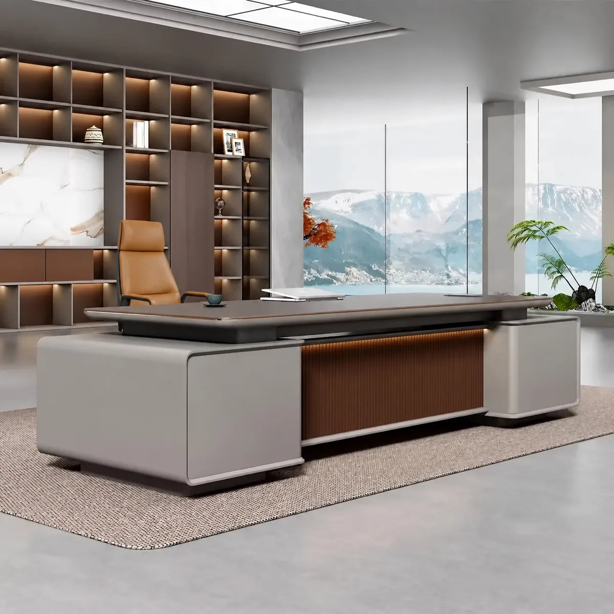 Magill · Modern L-Shaped Executive Desk