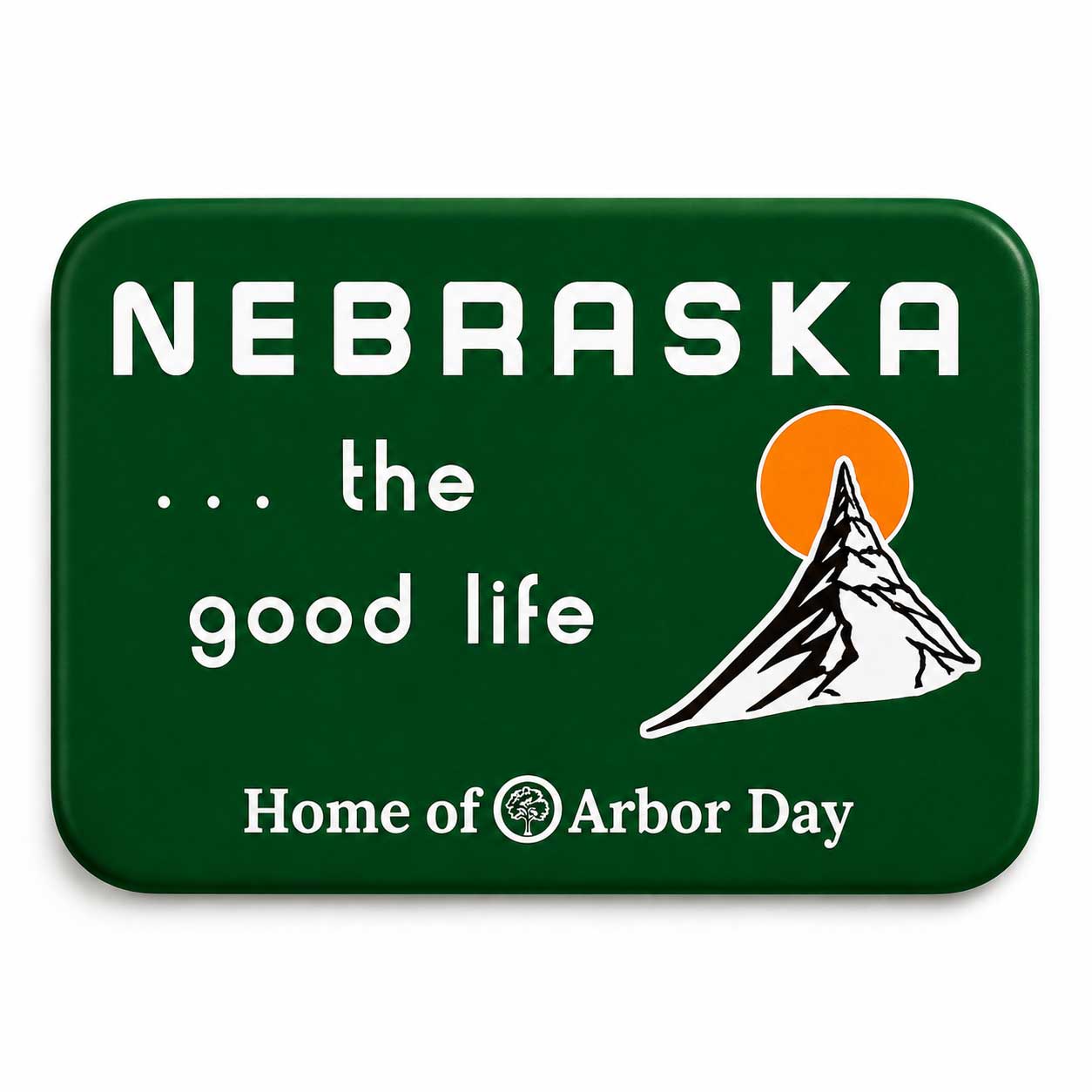 Nebraska the Good Life Magnet | State Capitol | 4" x 2" | Nebraska State Historical Society