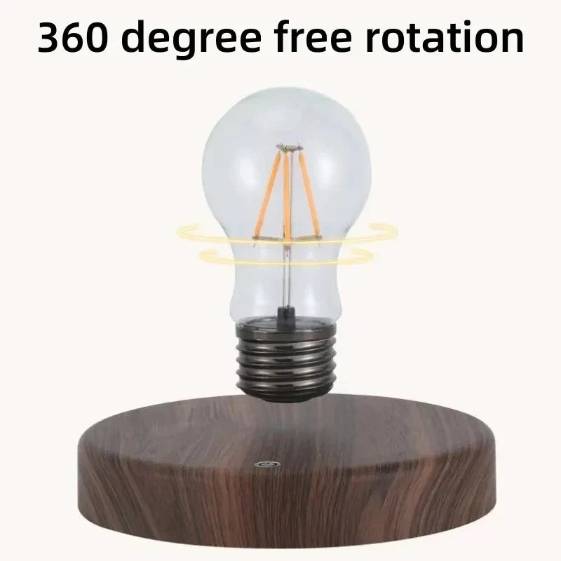 DecorBites™ Magnetic Levitation Lamp Creativity Floating Glass LED Bulb Home Office Desk Decoration Birthday Gift Table Novelty Night Light