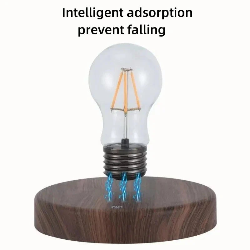 DecorBites™ Magnetic Levitation Lamp Creativity Floating Glass LED Bulb Home Office Desk Decoration Birthday Gift Table Novelty Night Light