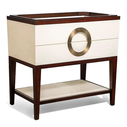 Mahogany Antique&amp;linen White Malabar Cabinet Vanity Tops 34x21
