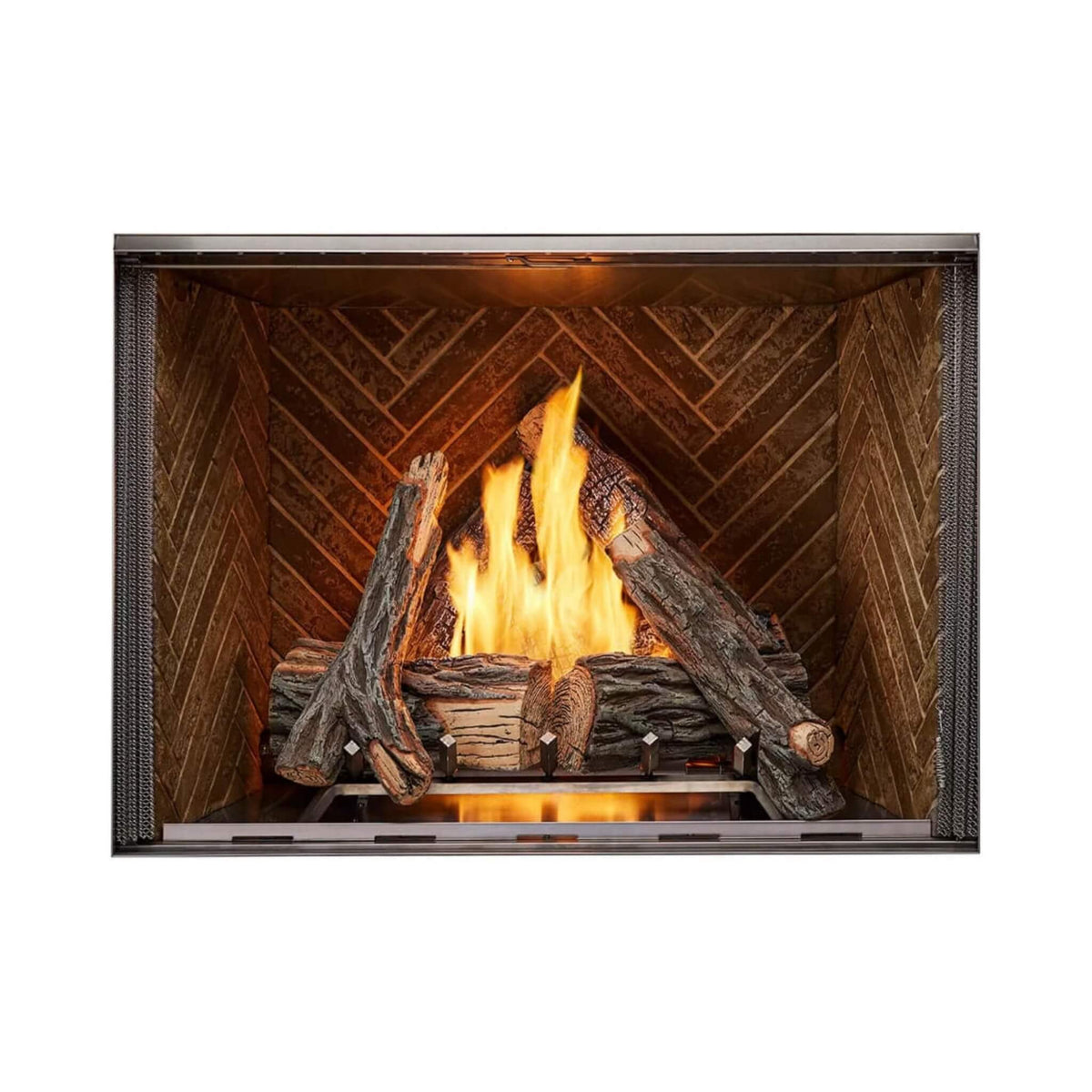 Majestic Courtyard 55K BTU 36-Inch Traditional Outdoor Natural Gas Fireplace (No Refractory) [ODCOUG-36NR] (SAK74218)