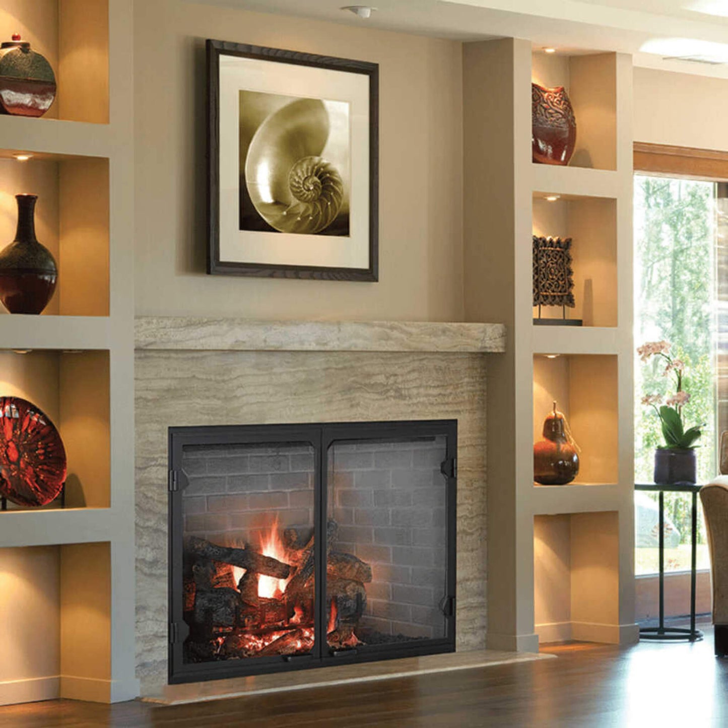 Majestic Biltmore 50" Herringbone Pattern Open Wood-Burning Fireplace [SB100HB] (SAK62529)