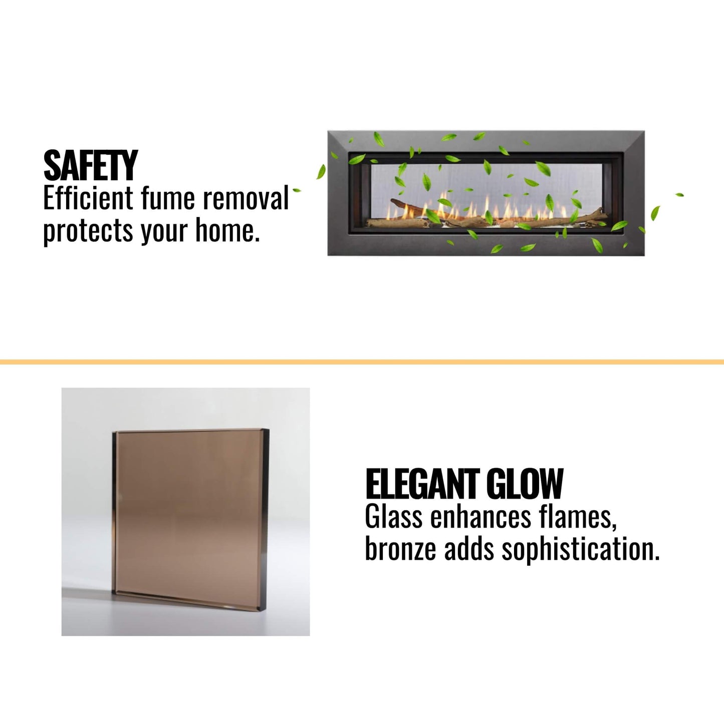 Majestic Echelon II 48" See-Through Direct Vent Fireplace [ECHEL48STIN-C] (SAK69284)